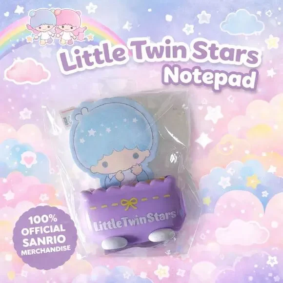 Sanrio Little Twin Stars Kiki Mini Notepad Set NEW
