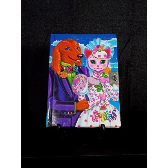 Vintage Lisa Frank Rare Peek Proof Diary -Katrina & Doglas getting married 1990s