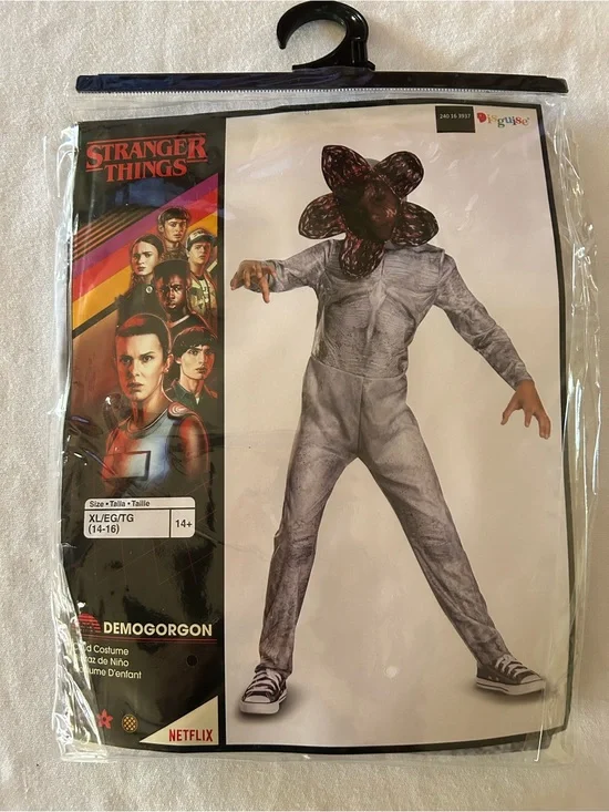 Stranger Things Demogorgon Child Costume Size XL 14-16 Halloween New Sealed