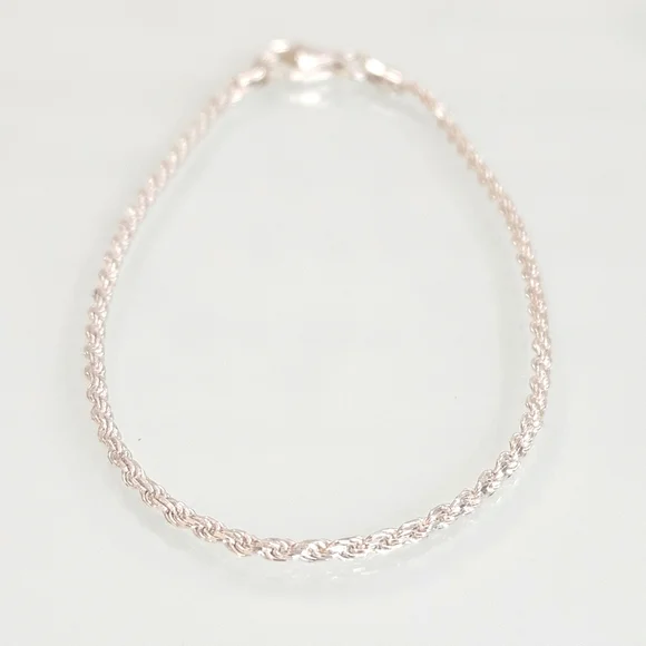 925 Italy Rope Chain 6 3/4