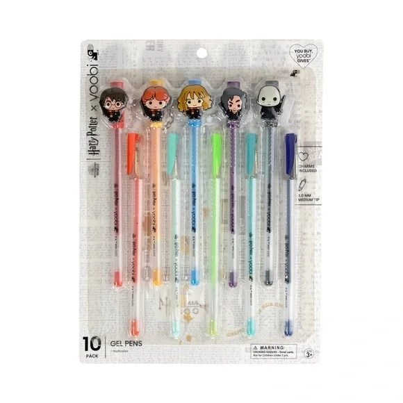 Yoobi x Harry Potter Gel Pens with Charms – 10 Pack - NWT