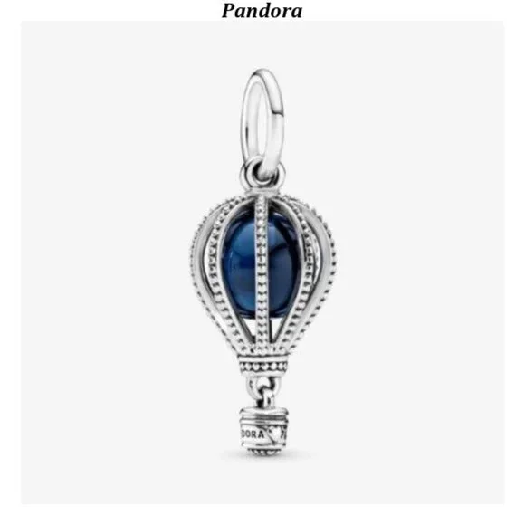 Pandora Blue Hot Air Balloon Travel Charm