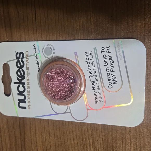 Glittery Pink Phone Grip Holder