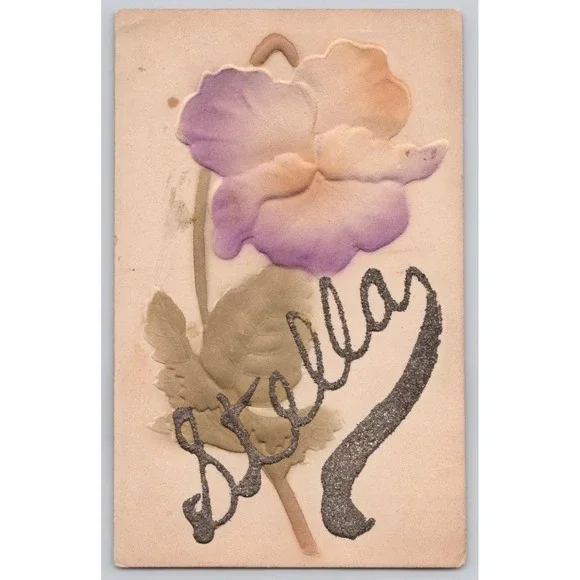 Embossed Handwritten 