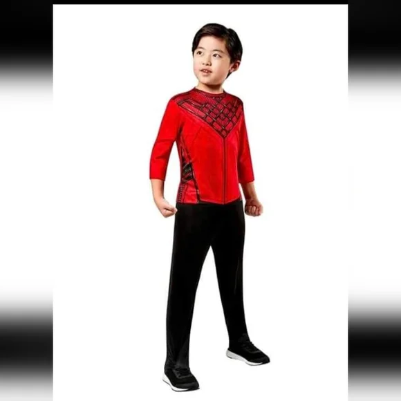Kids Marvel Shang-Chi costume, Youth Medium (7/8) *slight stain* Halloween