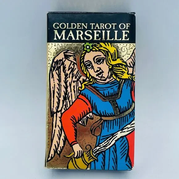 Golden Tarot of Marseille Deck of Cards Lo Scarabeo