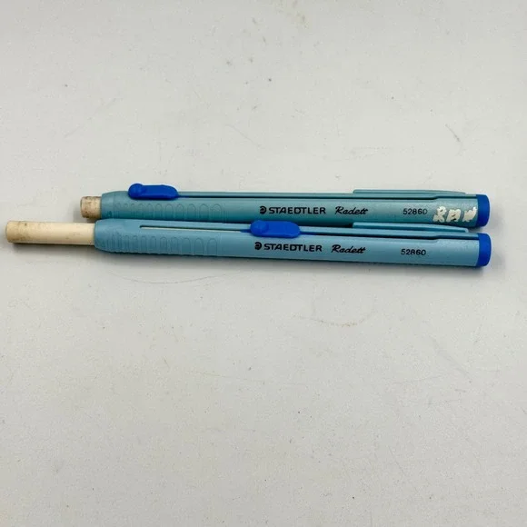 Staedtler Retractable Stick Eraser Blue Radett 52860 Set of 2