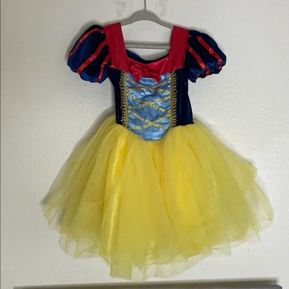 Kids Princess Costume - Blue, Yellow, Red