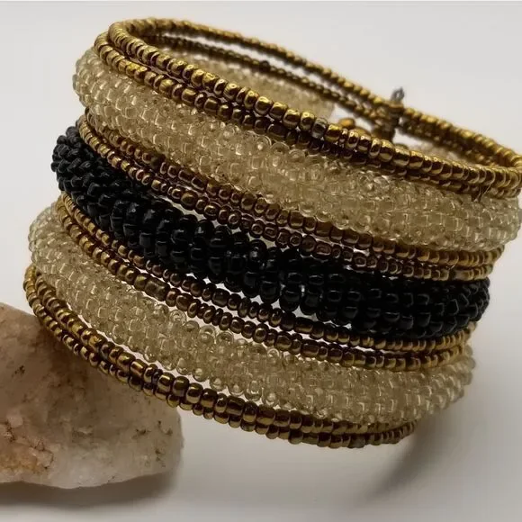 Sultan sunset multi toned bracelet cuff. OFL