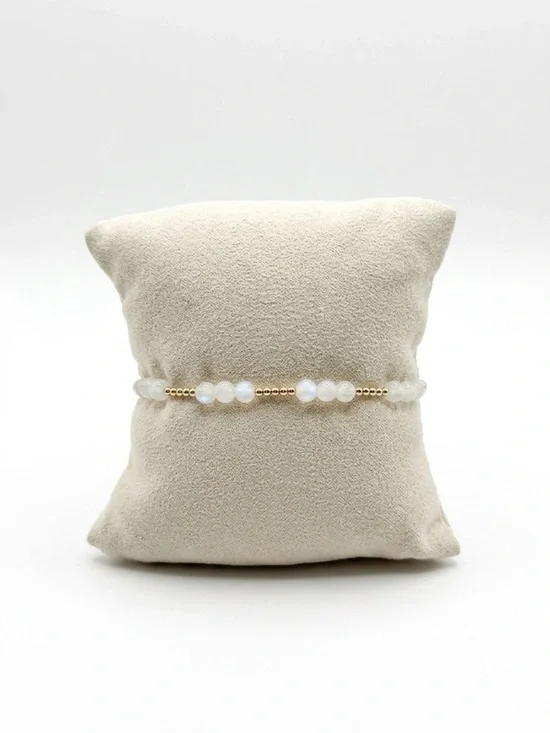 HALENNE 14k Gold Filled Trinity Matthew 28:19 Bracelet Tarnish Free Daily Wear