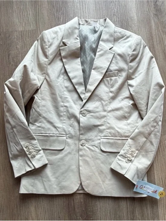 Light Beige Casual Blazer