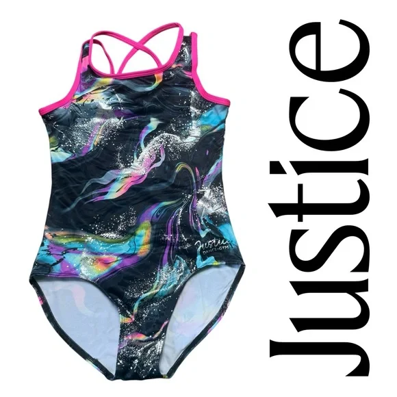 M (10) Justice leotard.