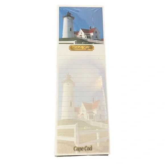 Magnetic Notepad Nobska Lighthouse Cape Cod 50 Sheets South Cape District Inc