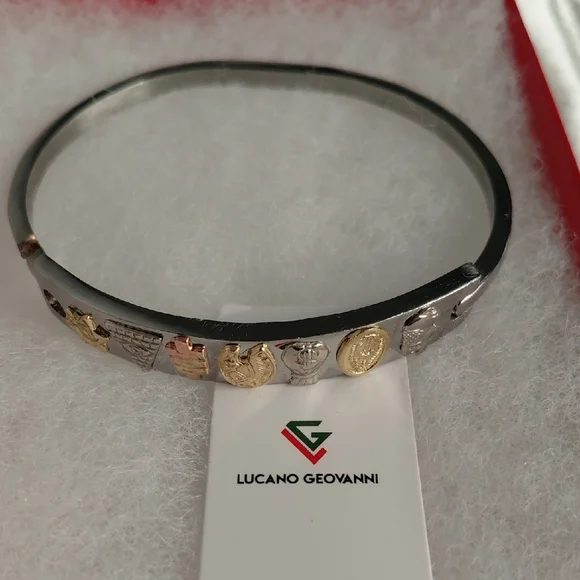Silver and Gold Charm Bracelet