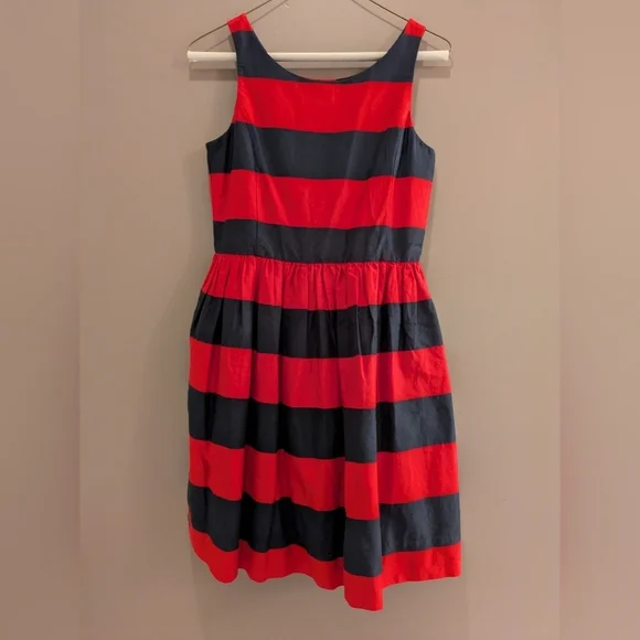 Polo Ralph Lauren Navy And Red Dress Child 14 NWT
