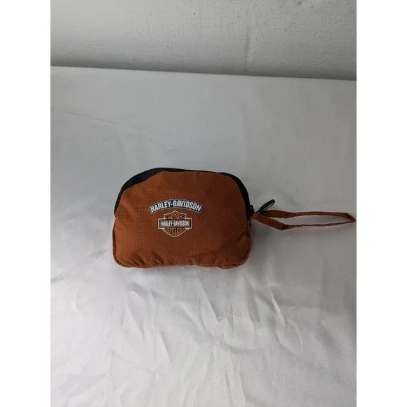 Harley Davidson‎ Orange Packable Nylon Duffel Bag