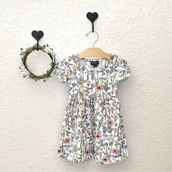 24M Pastel Wildflower Floral Dress – Flowy & Comfy