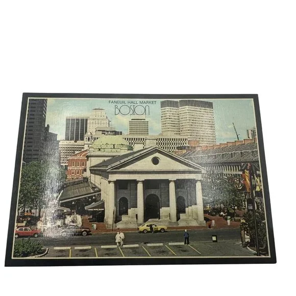 Vintage Postcard Faneuil Hall Marketplace Boston MA Published By Klein Post Card