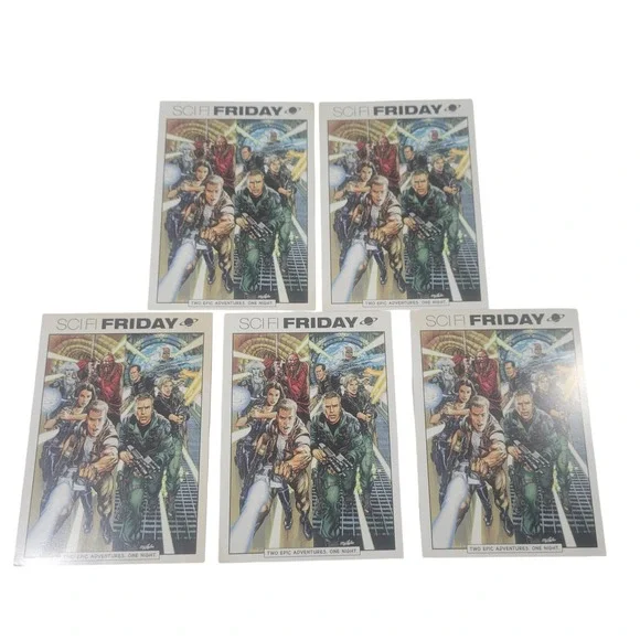 Lot 5 Vintage 2002‎ Stargate SG1 Farscape Promo Postcards Neal Adams Sci Fi