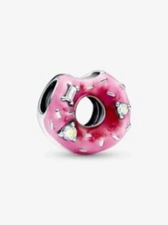 Pandora Sparkling Sprinkled Donut Charm