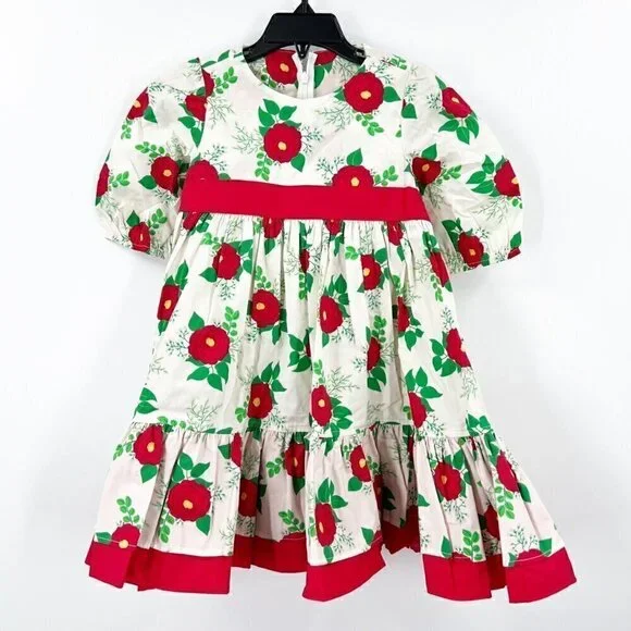 Eleanor Rose Caroline Dress Christmas Roses