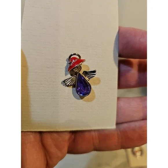 Red Hat Society Angel Vintage Pin