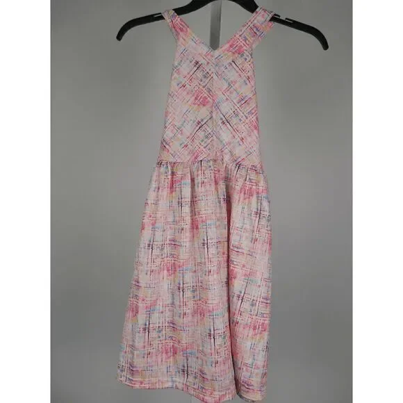 Orchid Lane Girls' Waist Tie Sleeveless Dress 14