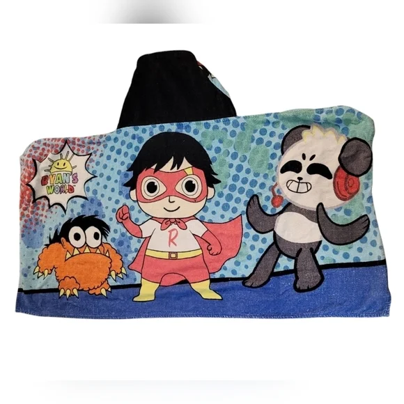Ryans World Hooded Bath Towel Multicolor