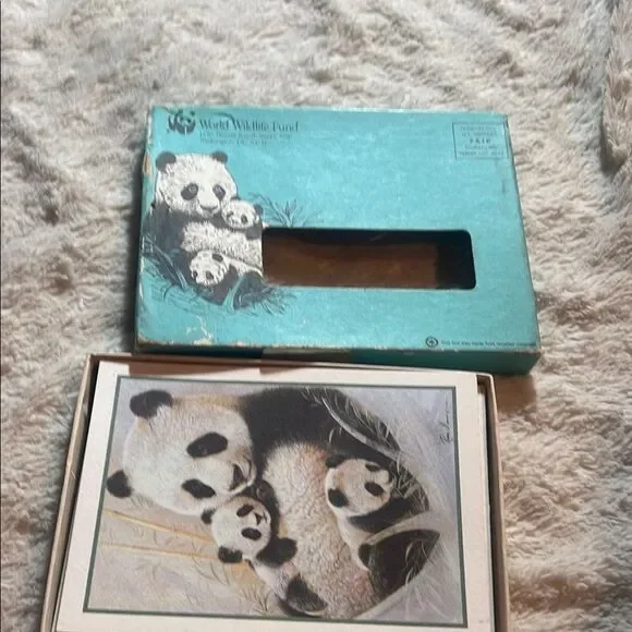 World Wildlife Fund Panda Card Set vintage 1986