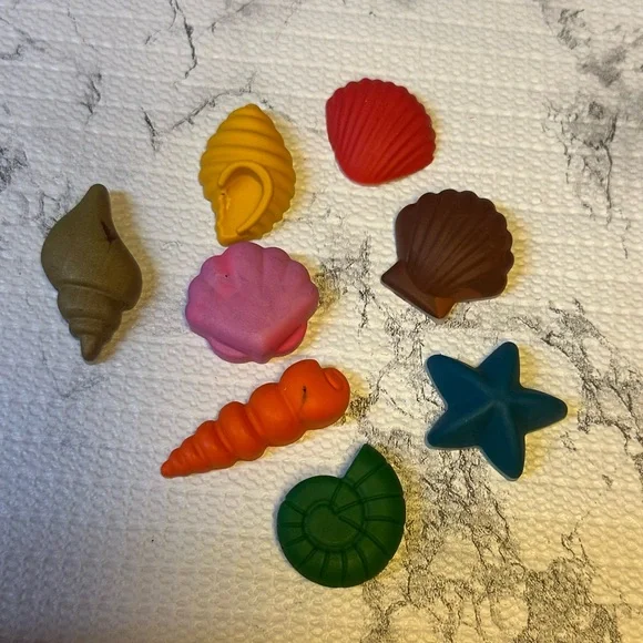 Handmade Colorful Sea Crayons 8 pack