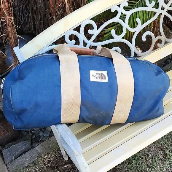 Vintage The North Face Large Canvas Duffle Bag