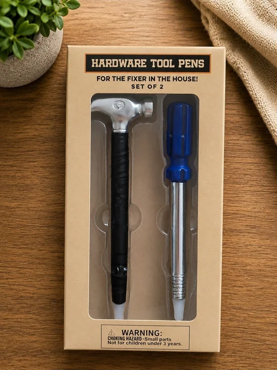 Hardware Tool Pens Set of 2 - Black & Blue