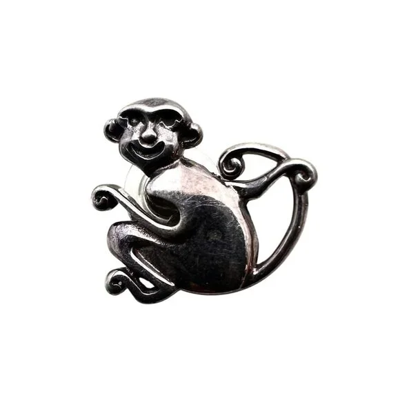 JAI John Hardy Year of the Monkey Pin Tie Tac Sterling Silver 925