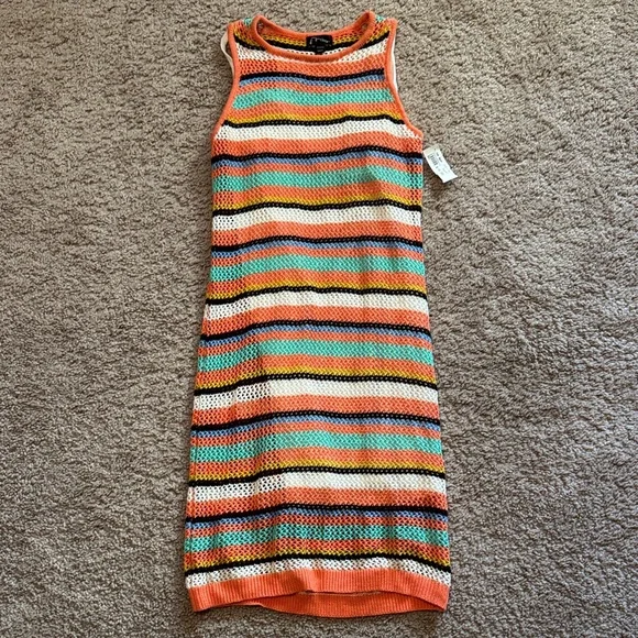 Art Class Colorful Striped Knit Dress
