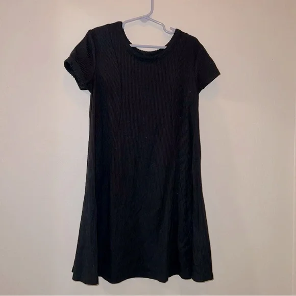 Art Class Black Ribbed Dress