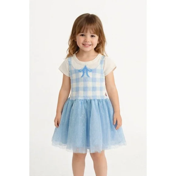 Wizard of Oz‎ Toddler Girl Dorothy Cosplay Sweater Dress 4T