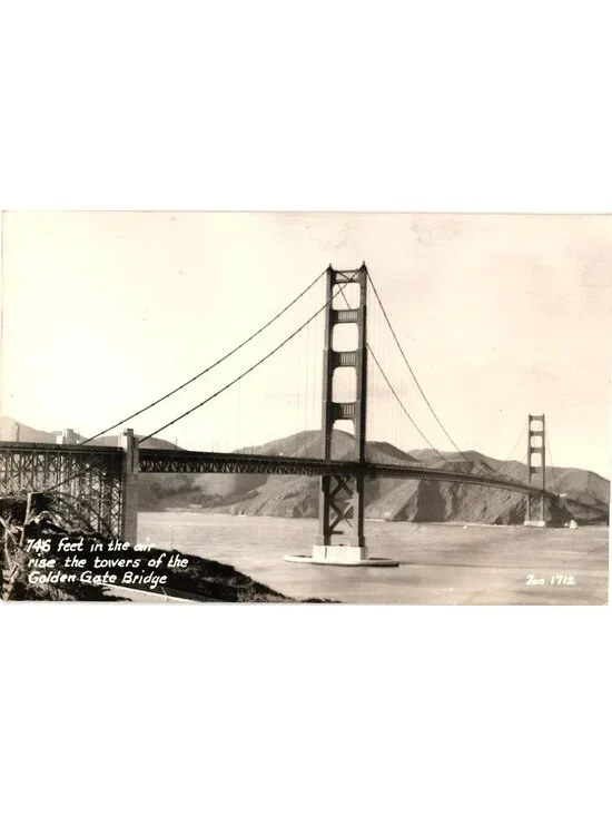 Golden Gate Bridge San Francisco  Postcard Pre-Owned Zan 1712