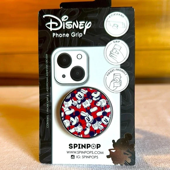 Disney Phone Clip Red and Black  with Iconic Design