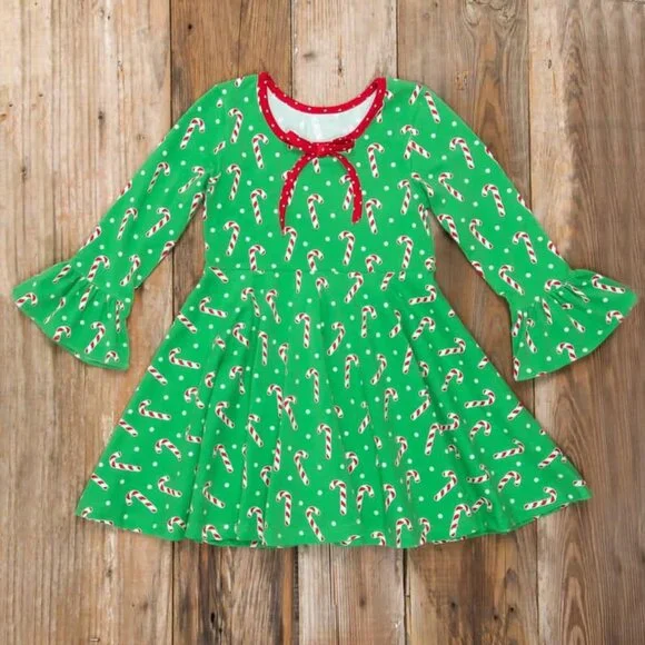 Eleanor Rose 4/5 Candy Cane Dress