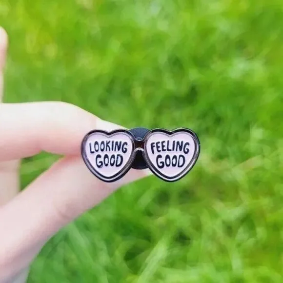 3/20 Looking Good Feeling Good Enamel Pin