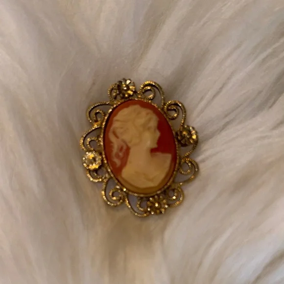 Elegant Cameo Brooch