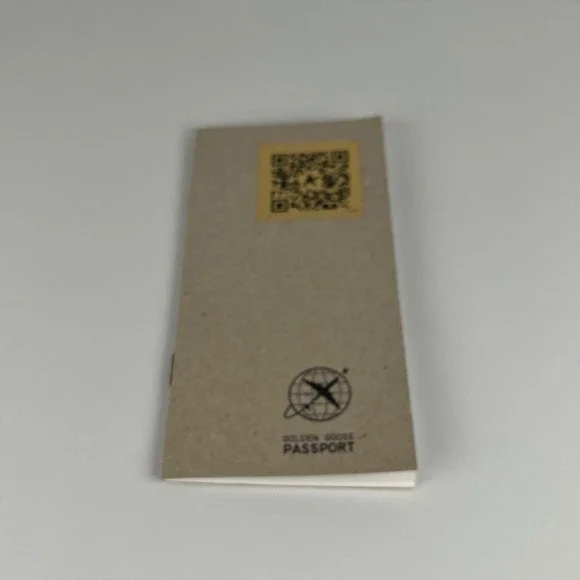 Golden Goose Passport Authenticity Booklet QR NFC Guide Collectible Card
