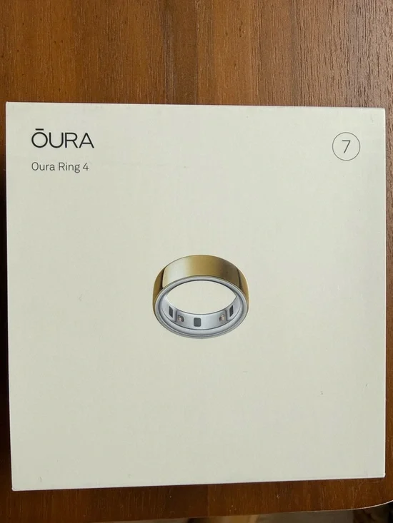 Oura Ring 4 Gold - size 7
