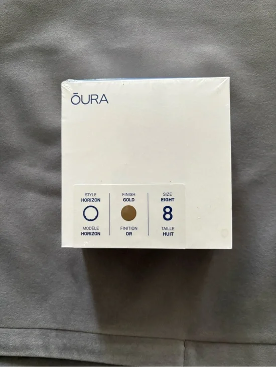 Oura Horizon Ring Size 8 - Gold Finish