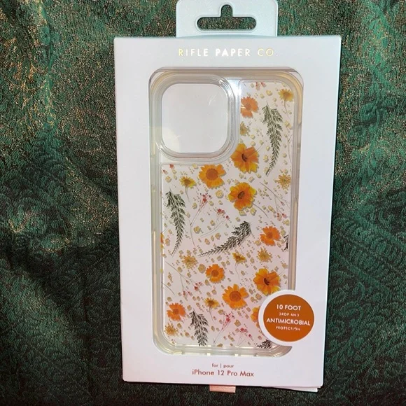 Ruffle paper Co. Clear iPhone 12 Pro Max Clear Cover
