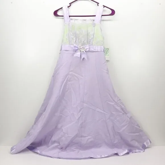 Bonnie Jean Girls Size 16 Purple Dress Formal Gown Easter NWT