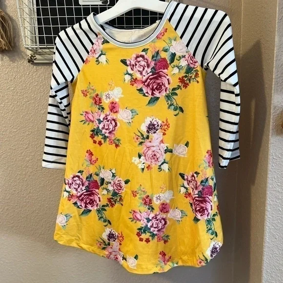 𝅺GIRLS long sleeve T-shirt dress