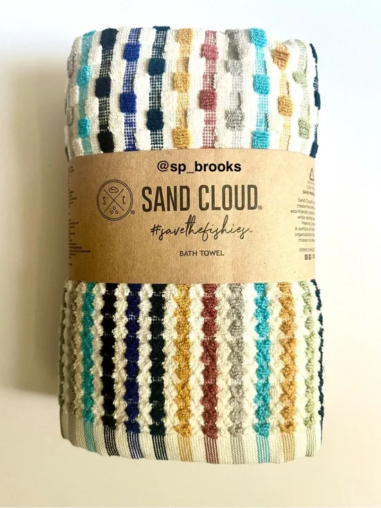 🎁Sand Cloud Bath Towel TJS24BTO006MLTOS Sand Cloud Saturnia Bath Towel - 30”x60”