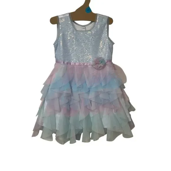 Jona Michelle, Girls, Dress, Purple, Pink, Size 4T, NB89