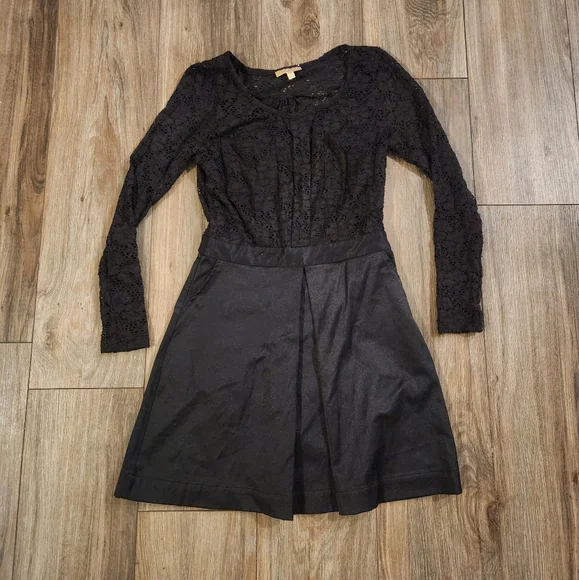 Princess Vera Wang Black Lace Pocket‎ Dress